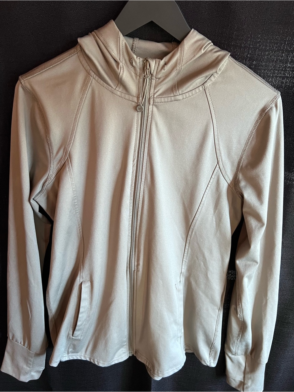 RBX Olive Green Zip Up Athletic Jacket Small Lightweight Athleisure Hoodie - Picture 2 of 7